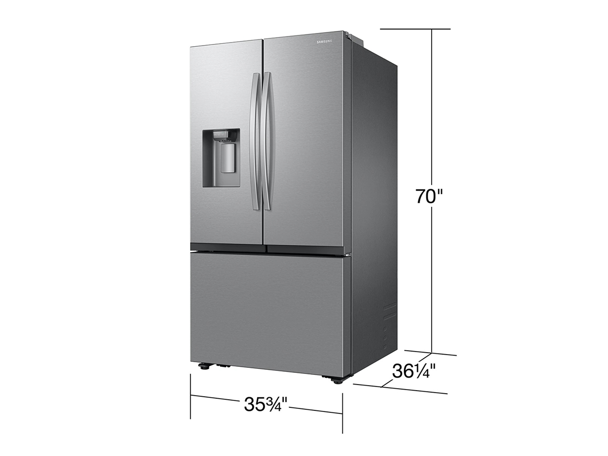 Samsung 31 CF 3 Door Bottom Freezer 