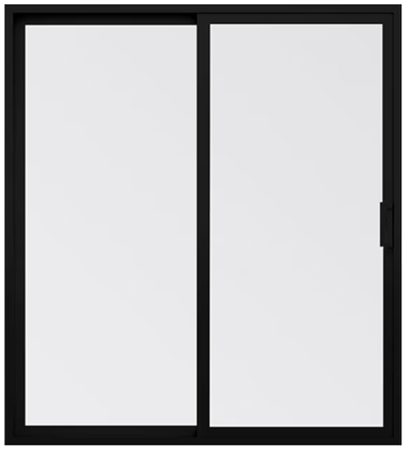 6’ Patio Door – Black